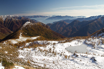 30.10.2011 - Alpe Salei mit dem Lago dei Salei<br />Auch ohne Heuschrecken ist diese Ecke immer eine kleine Wanderung wert